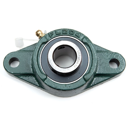 Flange - 2-Bolt: 7/8 In. I.D., UCFL 205-14 Bearing No., Set Screw Collar